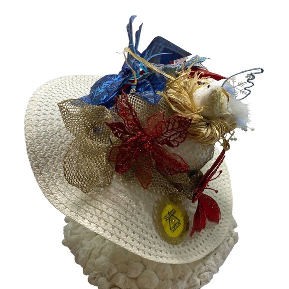 Handmade Union Jack Over the Top Derby Church Hat - Picture 2 of 10